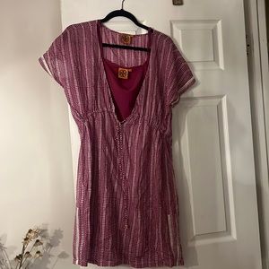 Magenta Tory Burch Top with Slip